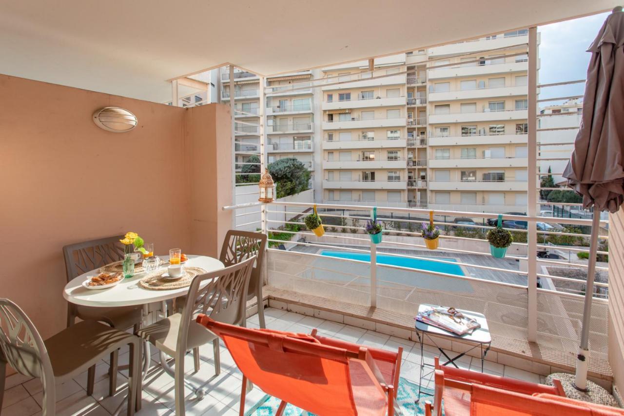 Appartamento C1 Clemenceau Pool Balcony Bath Ac 2Mins Walk To Sand Beach Cannes Esterno foto