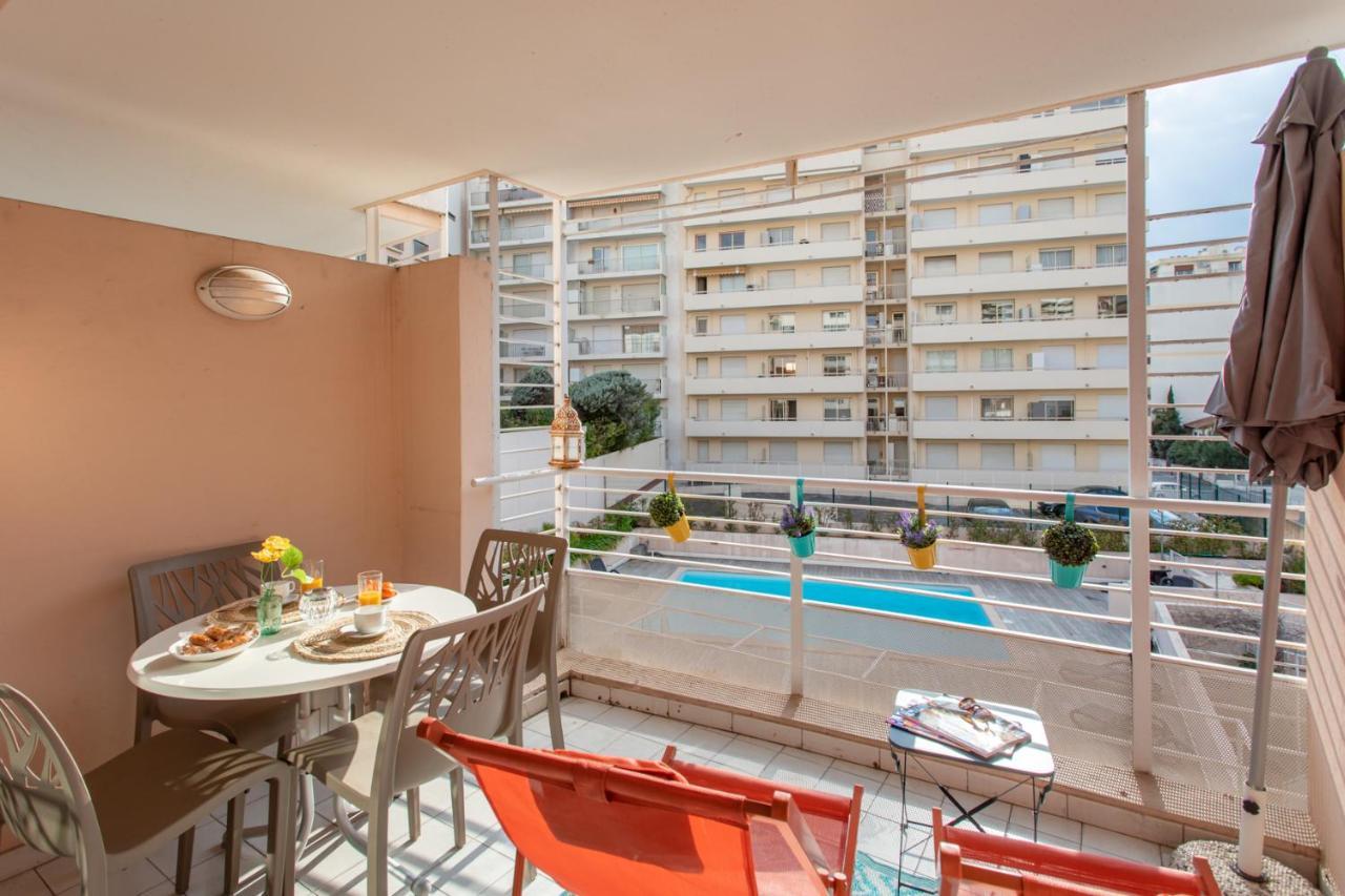 Appartamento C1 Clemenceau Pool Balcony Bath Ac 2Mins Walk To Sand Beach Cannes Esterno foto